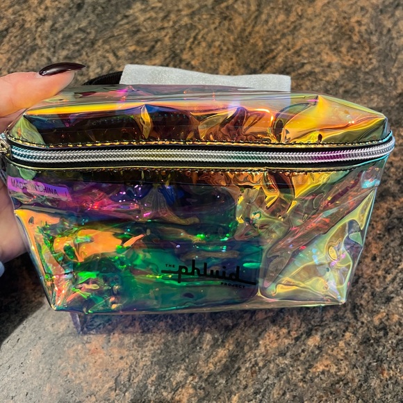 The Phluid Project Clear PVC Fannypack with free gift 4-pc spray set. New! Vegan - Picture 7 of 14